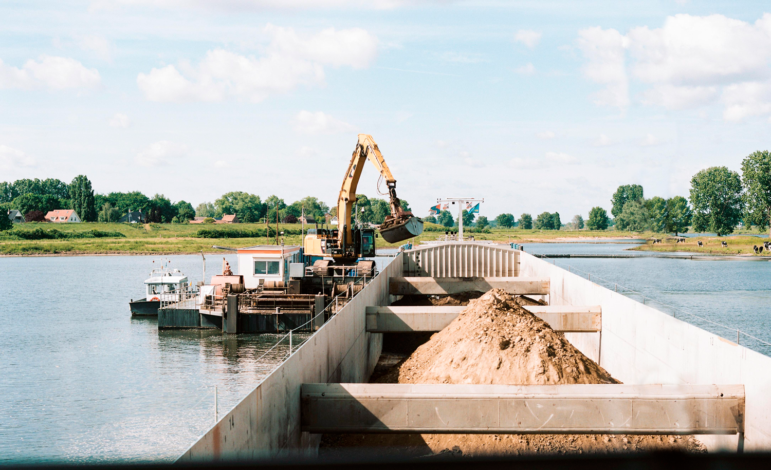 ondersteunende grondstroom en handel